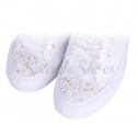 Svadobné Converse Chuck Taylor All Star 1U647 SparkleS White/Clear