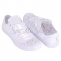 Svadobné Converse Chuck Taylor All Star 1U647 SparkleS White/Clear