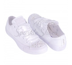 Svatební Converse Chuck Taylor All Star 1U647 SparkleS White/Pearl