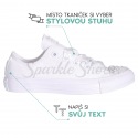 Svatební Converse Chuck Taylor All Star 1U647 SparkleS White/Pearl