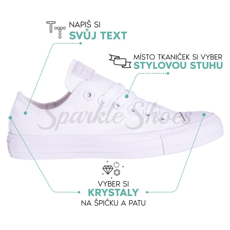 Svadobné Converse Chuck Taylor All Star 1U647 white