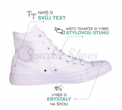 Svatební Converse Chuck Taylor All Star 1U646 bílé