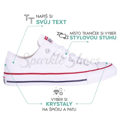 Svatební Converse Chuck Taylor All Star M7652 bílé