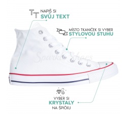 Svatební Converse Chuck Taylor All Star M7650 bílé