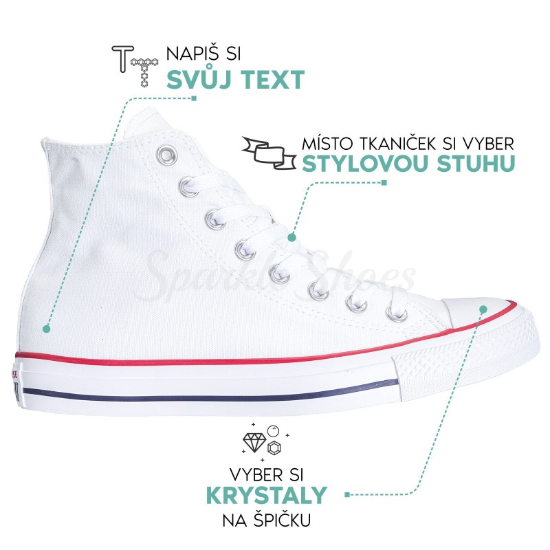 Svatební Converse Chuck Taylor All Star M7650 bílé