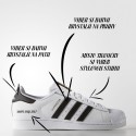 Adidas Superstar Foundation white/black