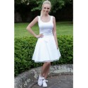 Obojstranná tutu sukne biela