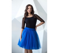 Oboustranná tutu sukně modrá