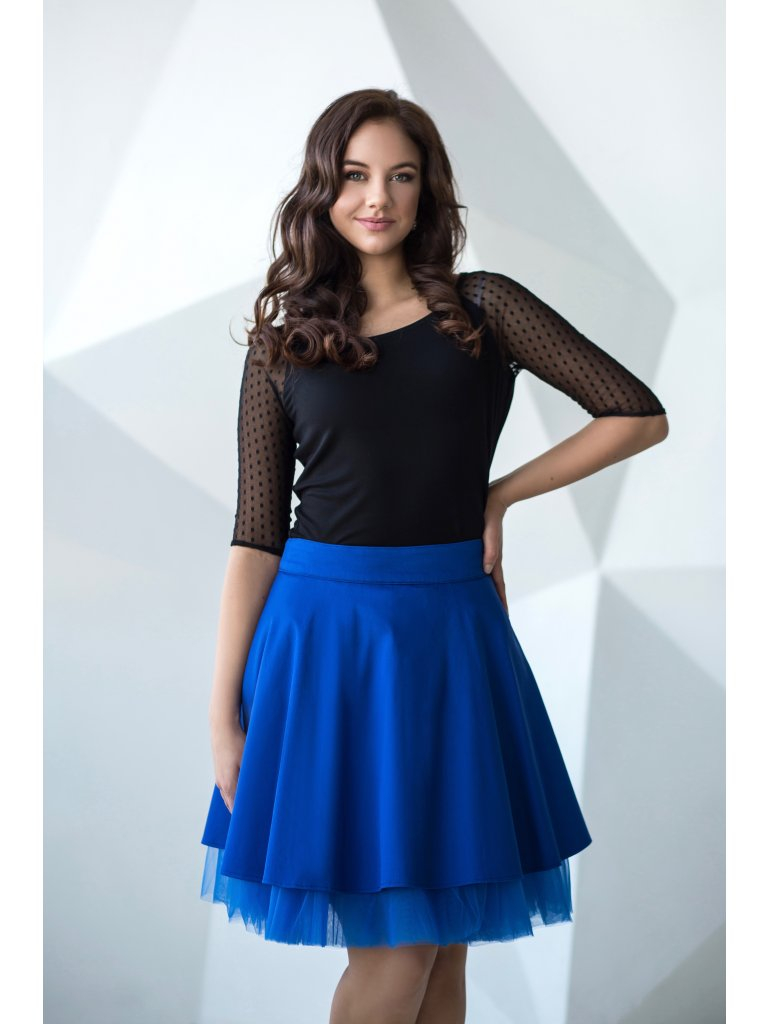 Oboustranná tutu sukně modrá OTS006